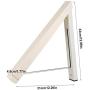 GOTOTOP Folding Hidden Wall-mount Hanger Retractable Indoor Bedroom Clothes Towel Rack