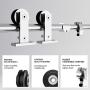 SMARTSTANDARD 6ft Top Mount Sliding Barn Door Hardware Kit - Stainless Steel Heavy Duty Sturdy Barn Door Track - Super Smoothly and Quietly - Fit 36" Wide Door Panel (T Shape Hanger) SMARTSTANDARD 6ft Top Mount Sliding Barn Door Hardware Kit - Stainless Steel Heavy Duty Sturdy Barn Door Track - Super Smoothly and Quietly - Fit 36" Wide Door Panel (T Shape Hanger)