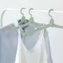 lzndeal Folding Travel Clothes Hangers PP Adjustable Shoulder Clothes Rack for Adult Children