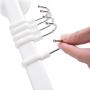JD Million shop Rustproof Vacuum Suction Cup Hook Waterproof Bathroom Kitchen Corner Towel Hanger with 5 Stainless Steel Hooks