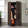 Sauder Storage Cabinet, Cinnamon Cherry finish