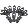 Tissir Plastic Hanger Clips, 24pc Black Clothes Clips - Strong Pinch Grip Finger Clips for Plastic Clothes Hangers Tissir Plastic Hanger Clips, 24pc Black Clothes Clips - Strong Pinch Grip Finger Clips for Plastic Clothes Hangers