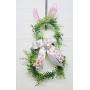 Bunny Wreath, Easter Wreath, Easter Bunny Wreath, Easter Bunny, Greenery, Greenery Wreath, Bunny Ears, Wreath, Door Hanger, Home Decor, Easter Decor, Bunny Decor, Free Shipping, Krazy Mazie Kreations