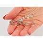 Home-X Stainless Steel Clothespins, Heavy-Duty Clothes Hangers, Set of 10
