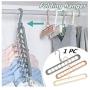 April-beautiful-life store Multi Port Support Circle Clothes Hanger Clothes Drying Racks Multifunction Plastic Scarf Clothes Hanger Hangers Storage Rack,Pink April-beautiful-life store Multi Port Support Circle Clothes Hanger Clothes Drying Racks Multifunction Plastic Scarf Clothes Hanger Hangers Storage Rack,Pink