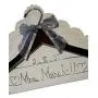 Personalized Bridal Wedding Dress Hanger With Date - Any Name Custom Made Silver Dark Wood Hanger with Notches in Hanger, Bride Gift - Choice of 9 Bow Colors. Wedding Shower Gift Personalized Bridal Wedding Dress Hanger With Date - Any Name Custom Made Silver Dark Wood Hanger with Notches in Hanger, Bride Gift - Choice of 9 Bow Colors. Wedding Shower Gift