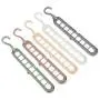 Peiyu Clothes Hanger Multi-Function Nine-Hole Magic Wardrobe Drying Rack Storage Clothes Organizer for Home (5 pcs) Peiyu Clothes Hanger Multi-Function Nine-Hole Magic Wardrobe Drying Rack Storage Clothes Organizer for Home (5 pcs)