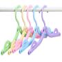 HEROOFAM 10PCS Travel Hangers, Portable Folding Clothes Hangers Drying Rack for Travel Home,Non-Slip,Travel Accessories