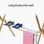 Drying Racks Drying Rack Floor Folding Indoor X-Type Drying Rack Balcony Drying Quilt Cool Hanger Drying Rack Mobile Telescopic Clothes Pole Multifunctional Air Dryer Clotheslines