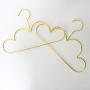 Cabilock 5 Pcs Non Slip Clothes Hangers Metal Hangers for Coat Dress Skirt Cloth Hanger for Children