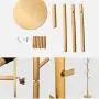 Premium Wooden Coat Rack Free Standing, KCPer Multi-Function Rack Simple Clothes Rack Home for Coats, Hats, Clothes, and Handbags(Shipped by US) Premium Wooden Coat Rack Free Standing, KCPer Multi-Function Rack Simple Clothes Rack Home for Coats, Hats, Clothes, and Handbags(Shipped by US)