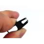 yueton 60pcs Black Metal Hook Clips Hanging Curtain Clip Hanger