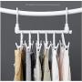 Multifunctional Rack Trousers Hanger Clothes Drying Shelf Space Saving Closet Wardrobe Organizer Storage Hanger 5pcs
