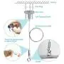 OTTFF 3.2 ft Suspension Cable Wire Rope Adjustable Length with Latch Hook Hanging Disc for LED Panel Light Billboards DIY Hanger Hardware Mounting Clamp Max 11 IB OTTFF 3.2 ft Suspension Cable Wire Rope Adjustable Length with Latch Hook Hanging Disc for LED Panel Light Billboards DIY Hanger Hardware Mounting Clamp Max 11 IB