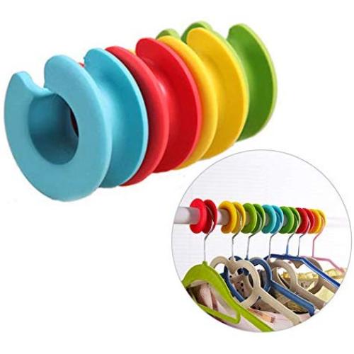 Teensery 8 Pcs Windproof Hanger Hooks Silicone Anti-Slip Clothes Hanger Spacers Hooks Anti-Off Hanger Fixing Ring Hooks for Closet Organizer System Teensery 8 Pcs Windproof Hanger Hooks Silicone Anti-Slip Clothes Hanger Spacers Hooks Anti-Off Hanger Fixing Ring Hooks for Closet Organizer System