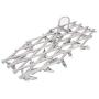 qinglele Swivel Hook Stainless Steel 35 Pegs Drying Rack Clothes Hanger for Underwear Socks Gloves