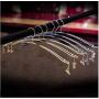 Fashion Metal Bra Clothes Hanger Hook Underwear Lingerie Panties Drying Rack with Clothespins Clip 10pcs Random Color