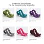 Anytec10pcs Creative Mini Cascading Hanger Hooks Connector for Closet Organizer Stack Clothes Space Saving