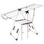 Black Laundry Clothes Storage Drying Rack Portable Folding Dryer Hanger Heavy DutyBLACK Laundry Clothes Storage Drying Rack Portable Folding Dryer Hanger Heavy Duty