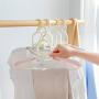 Iddefee Clothes Hanger 10 Sets of Magic Folding Plastic Drying Rack Multi-Function Retractable Drying Clothes Hanging Pants Hangers (Color : A, Size : 22.5X(37~50) cm)