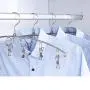 Vosarea 2PCS Stainless Steel Dryer Hanger Laundry Drying Rack with 8 Pegs for Drying Socks Bras Towel Underwear Hat Scarf Pants Gloves and Baby Clothes