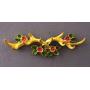 LittleFatBear Antler Creative Hook Hanger Clothes Hook Wall-Mounted Wall Coat Hook Resin Hook Wall Decoration. Yellow S