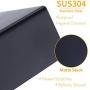 KES 32 Inches Matte Black Towel Bar for Bathroom Shower Hand Towel Holder Hanger SUS304 Stainless Steel RUSTPROOF Wall Mount No Drill, A2000S80DG-BK