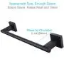 Hand Towel Rack 13.78", Angle Simple Stainless Steel Bathroom Towel Holder, Face Towel Washcloth Hanger, Shower Towel Bar, Kitchen Dish Towel Holder Wall Mount, Matte Black Hand Towel Rack 13.78", Angle Simple Stainless Steel Bathroom Towel Holder, Face Towel Washcloth Hanger, Shower Towel Bar, Kitchen Dish Towel Holder Wall Mount, Matte Black