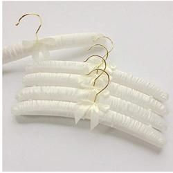 10pcs Random Color 35cm Silk Anti-Slip Hanger Adult Hangers Cloth Rack The Cloth Hangers