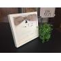 Picture Clip Board With Ribbon, Cream, 4 x 6 Frame, 3 x 5 Frame, Farmhouse Style, Note Holder, Wall Hanger, Table Top Stand, Sign Dimensions 11" Tall x 11" Wide x 1.625" Thick