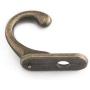 Fenfangxilas Hook, 10Pcs Antique Brass Strong Adhesive Wall Hook Clothes Coat Hanger Home Decor - 10pcs