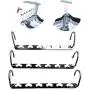 Lucky Fitness 3pcs Magic Hangers ， Closet Hanger Multifunctional Metal Clothes Hanger for Space Saving and Storage …