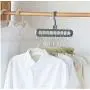 10pcs Space Saving Hangers Multi-Functional 9 in 1 Magic Clothes Hangers Closet Organizer Foldable Random Color 10pcs Space Saving Hangers Multi-Functional 9 in 1 Magic Clothes Hangers Closet Organizer Foldable Random Color
