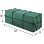 Elf Stor 83-DT5030 Heavy Duty Canvas Christmas Storage Bag Large for 9 Foot Tree, Non-Rolling, Green