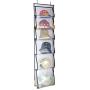 MISSLO Over Door Organizer for Handbags, Caps, Accessories (White)