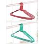 10pcs Random Color Cloth Hanger Durable Coat Clothes Hangers, Adult Closet Space Saving
