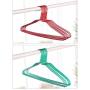 10pcs Random Color Cloth Hanger Durable Coat Clothes Hangers, Adult Closet Space Saving