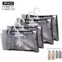 Hanging Vacuum Storage Bags, FoolHome Space Saver Bags for Clothes, Duvets, Pillows & Travel Luggage, 4 Pack(2xJumbo, 2xLarge) Hanging Vacuum Storage Bags, FoolHome Space Saver Bags for Clothes, Duvets, Pillows & Travel Luggage, 4 Pack(2xJumbo, 2xLarge)
