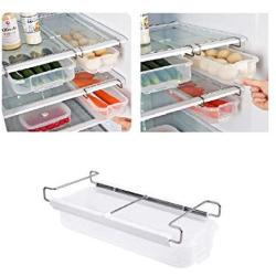 Creative Refrigerator Storage Boxes Drawer Type Fridge Organizer Fridge Shelf Holder Plastic Storage Bins Rack Food Fresh-keeping Classified Container