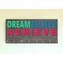 Race Medal Holder/Running Medal Hanger DREAM BELIEVE ACHIEVE- Wood Wall Mounted Medal Organizer. CUSTOMIZATION Available