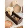 Mkono Bathroom Decor Boxes Toilet Paper Holder Wood Tank Boxes Storage Bin Basket with Mason Jar and Silk Flower Bathroom Kitchen Table Counter Funny Farmhouse Rustic Fall Home Decor