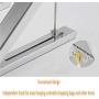 xiaomabenben Folding Wall Mounted Retractable Clothes Hanger, Aluminum Folding Drying Coat Racks,Home Storage Organiser Space Saver for Laundry Room Balcony (1)