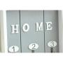 Wooden Wall Mount Key Hooks Home Wall Decor Key Holder Wooden Storage Shelf Wall Hanging Hook For Coat Key Bag Jewelry Clothes Home Storage Rack Key Hanger Grey Home Accessories