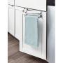 iDesign Axis Over-the-Cabinet Kitchen Dish Towel Bar Rack - 9", Chrome