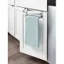 iDesign Axis Over-the-Cabinet Kitchen Dish Towel Bar Rack - 9&quot, Chrome