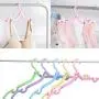 10 Pcs Travel Hangers - Portable Folding Clothes Hangers Travel Accessories Foldable Clothes Drying Rack for Travel (Colorful) (Renewed)