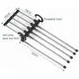 5 in 1 Pant Rack 5pcs Random Color Shelves Stainless Steel Clothes Hangers Multi-Functional Wardrobe Magic Hanger 5 in 1 Pant Rack 5pcs Random Color Shelves Stainless Steel Clothes Hangers Multi-Functional Wardrobe Magic Hanger