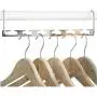 5PC Multi-Functional Stainless Iron Closet Hook Cloth Hanger Wardrobe Organizer Space Saver Hanger