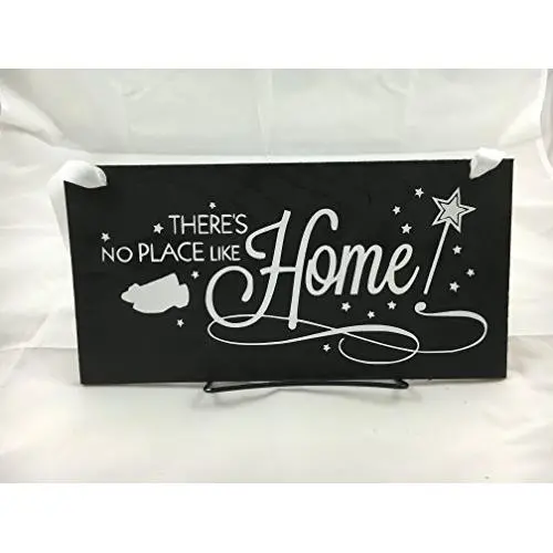 Theres No Place Like Home Wood Sign Door Hanger Wall Hanger