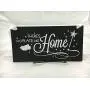 Theres No Place Like Home Wood Sign Door Hanger Wall Hanger
